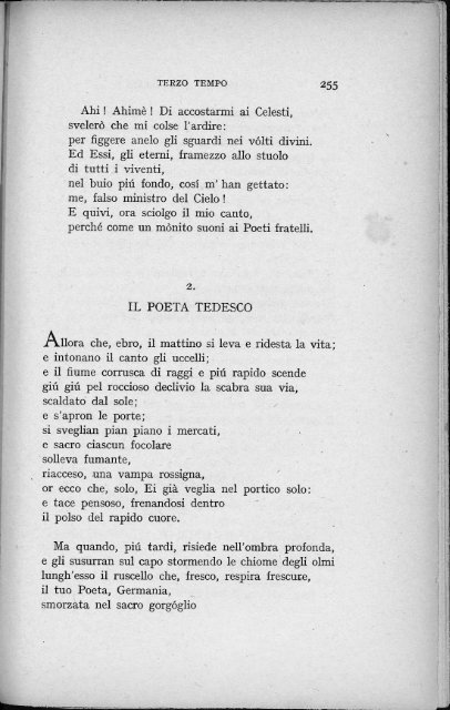 La lirica di Hoelderlin. Riduzioni in versi italiani. Saggio biografico e ...