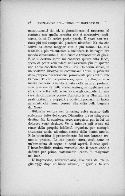 La lirica di Hoelderlin. Riduzioni in versi italiani. Saggio biografico e ...