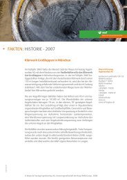 FAKTEN: hisToriE - 2007 - Wayss & Freytag Ingenieurbau AG