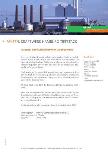 KrAFTwErK HAmburg-TiEFsTAcK - Wayss & Freytag Ingenieurbau AG