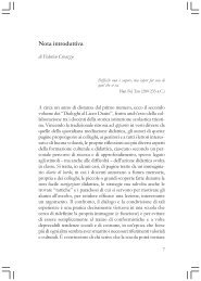 Nota introduttiva di Federico Creazzo - Carducci