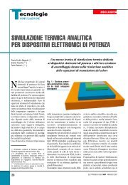 simulazione termica analitica per dispositivi elettronici di potenza