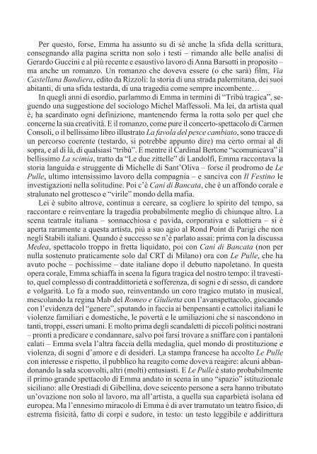 Emma Dante. Palermo dentro - Zona Editrice