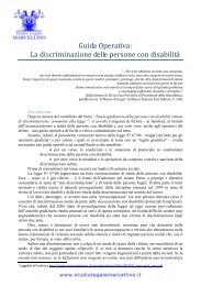 Guida Operativa: La discriminazione delle persone con disabilità