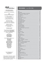 SOMMARIO n. 99 - Centro Studi Cinematografici