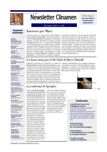 Dicembre 2011 - Editrice Clinamen