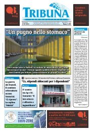 “Un pugno nello stomaco” - LA TRIBUNA SAMMARINESE