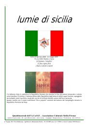 lumie di sicilia n.72 - Associazione Culturale Sicilia Firenze