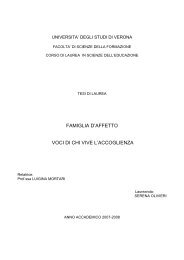 tesi Serena Famiglie d'affetto.pdf - Comunità Murialdo