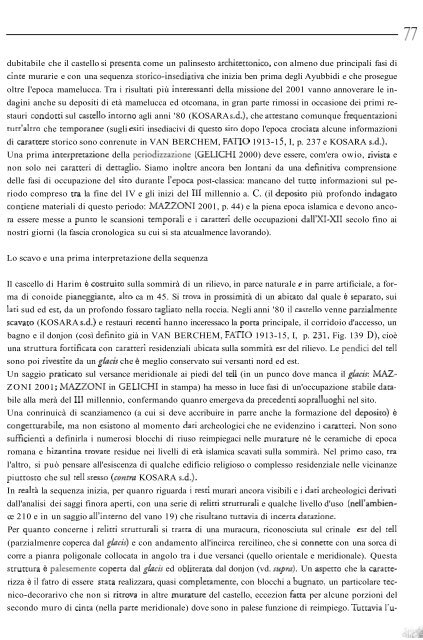 2. Gelichi S., Il castello di Harim - Archeologia Medievale Venezia