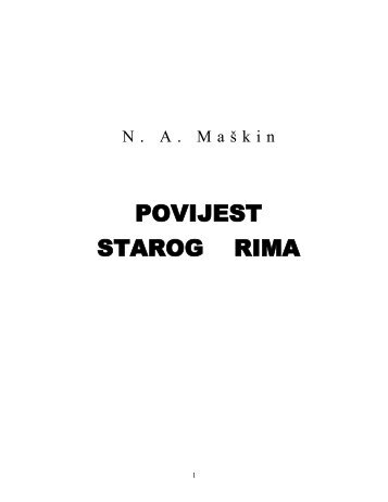 POVIJEST STAROG RIMA