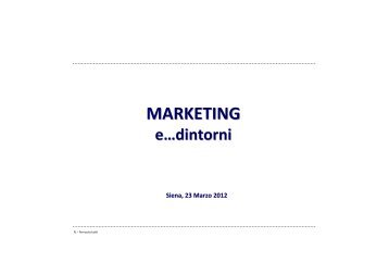 MARKETING - Farmacia