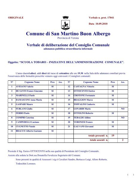 pdf - Comune di San Martino Buon Albergo