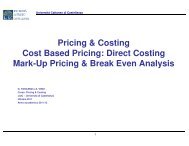 L'analisi costi-volumi-risultati (Break-Even Analysis) - My LIUC