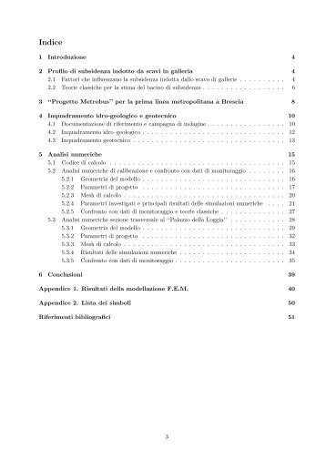 Indice - Studio Colleselli & P - Ingegneria geotecnica