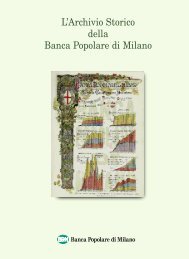 L'Archivio Storico (PDF 1.2 Mb) - Banca Popolare di Milano
