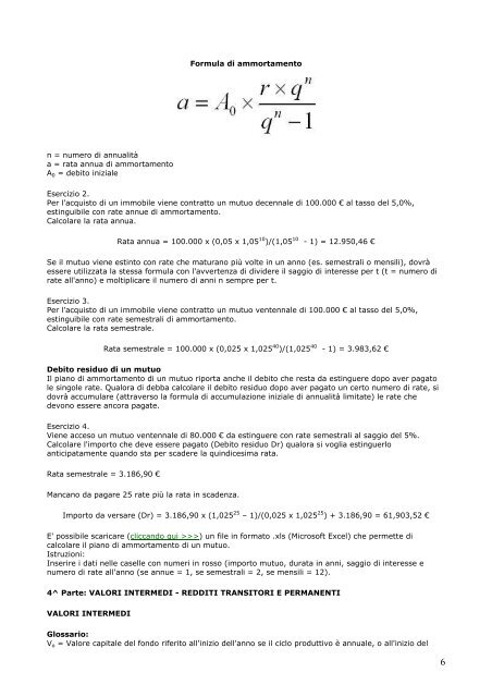 elementi di matematica finanziaria - ISIS Via Ivon de Begnac