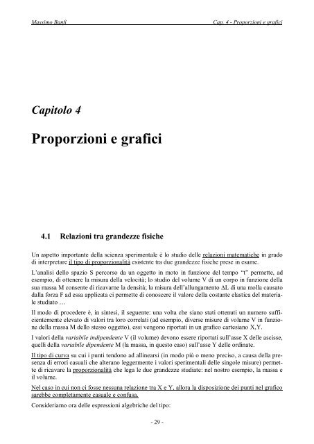 Proporzioni e grafici - Massimo Banfi