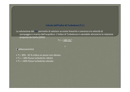 Pozzi per Acqua Vinci - Ordine dei Geologi del Lazio