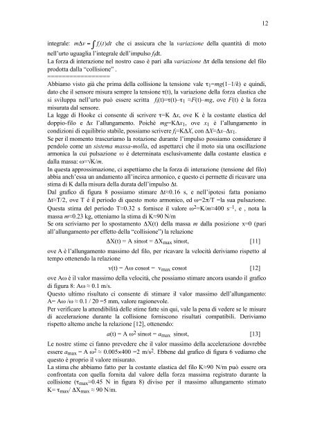 Il pendolo di Maxwell - Dipartimento di Fisica