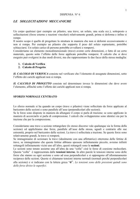 Le sollecitazioni meccaniche.pdf