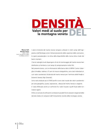 11_NV64_Densità del manto nevoso.pdf - Arpav