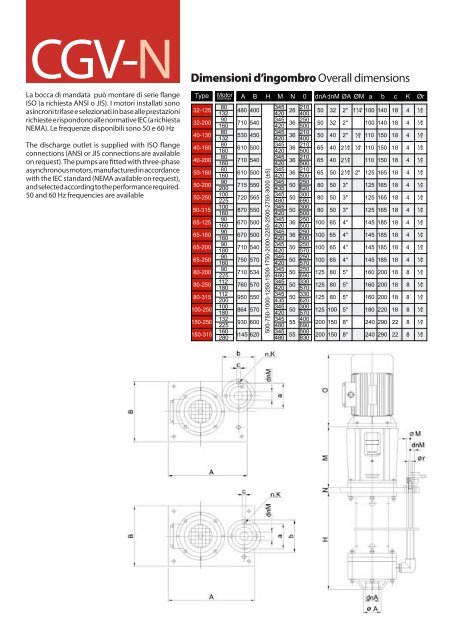 pompe centrifughe verticali con giunto - Affetti Giuseppe