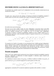 DISTRIBUZIONE GAUSSIANA BIDIMENSIONALE ... - Automatica