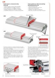 Guide lineari a ricircolo di sfere Linear guidances ... - GimaticUSA.com