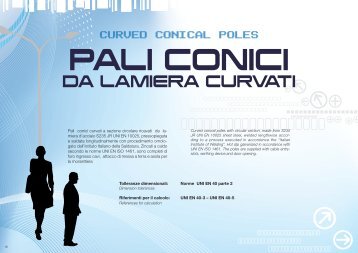 pali conici da lamiera curvati - NCM