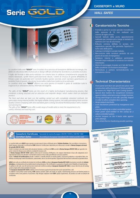 scarica cassaforte technomax batteria