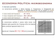 ECONOMIA POLITICA: microeconomia