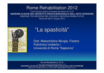 “La spasticità" - Formazionesostenibile.it