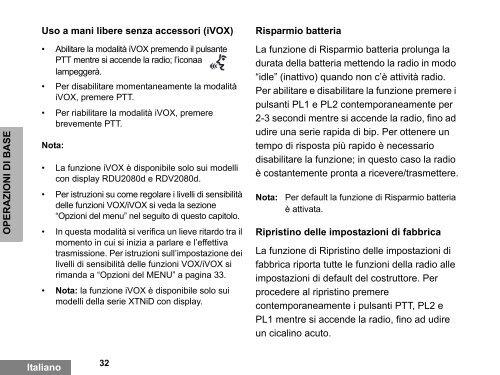 Manuale d'uso - Motorola Solutions