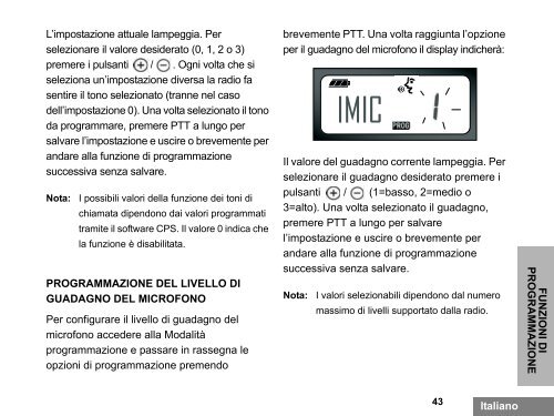 Manuale d'uso - Motorola Solutions