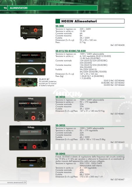 HOXIN Alimentatori - Marcucci