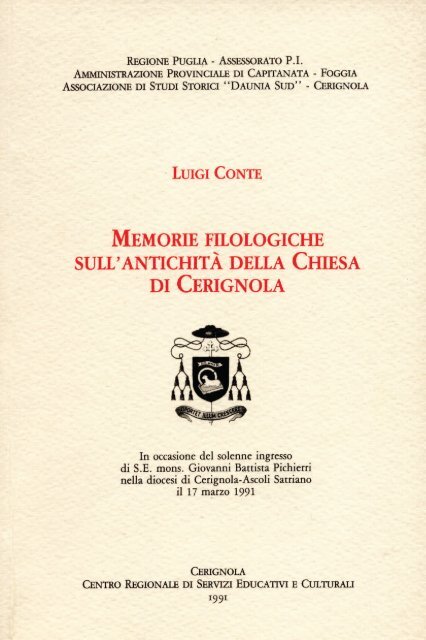Alta qualità - Città di Cerignola