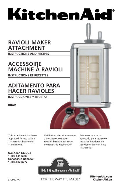 RAVIOLI MAKER ATTACHMENT ACCESSOIRE  - KitchenAid