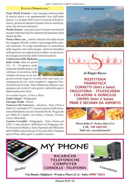 Free Download scarica GRATIS l'intera pubblicazione - Pianeta Sud