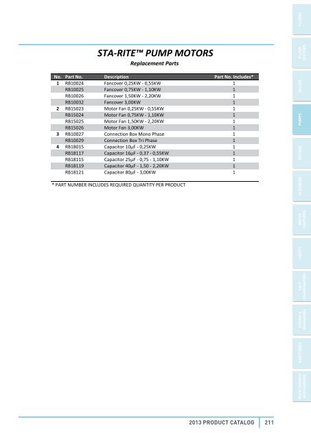 Catalog 2013 - Pentair Pool Europe