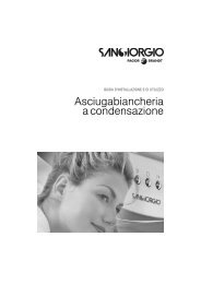 Asciugabiancheria a condensazione - sangiorgio elettrodomestici