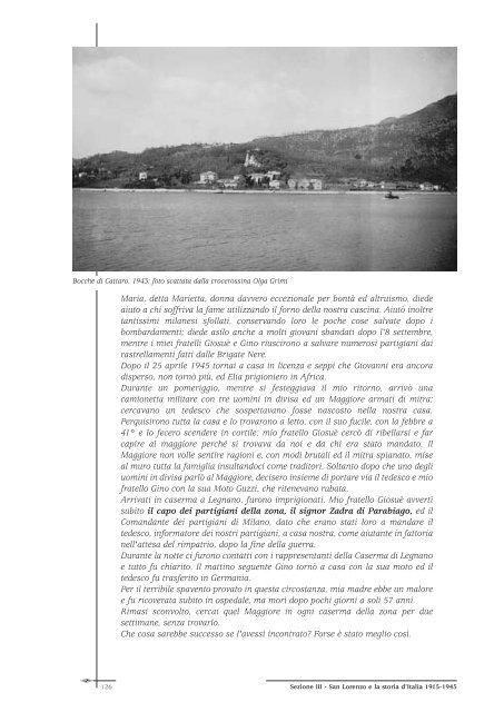 "Noi. Testimonianze e documenti in un libro per S. Lorenzo di ...