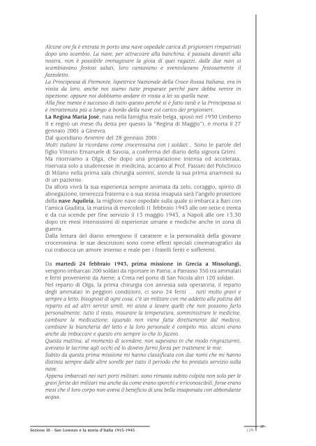 "Noi. Testimonianze e documenti in un libro per S. Lorenzo di ...