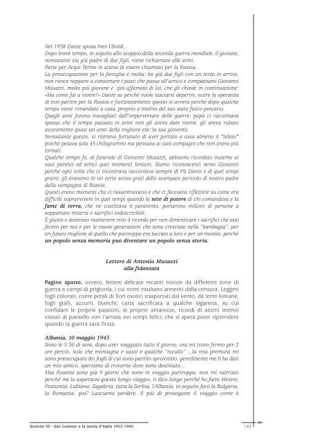 "Noi. Testimonianze e documenti in un libro per S. Lorenzo di ...