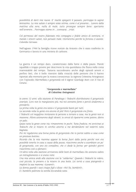 "Noi. Testimonianze e documenti in un libro per S. Lorenzo di ...