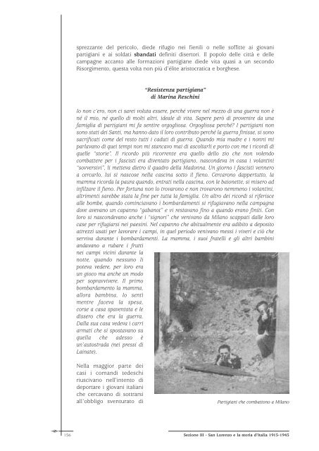 "Noi. Testimonianze e documenti in un libro per S. Lorenzo di ...