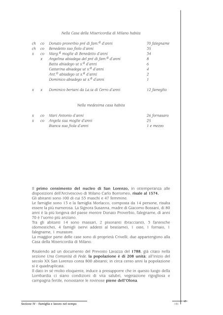 "Noi. Testimonianze e documenti in un libro per S. Lorenzo di ...