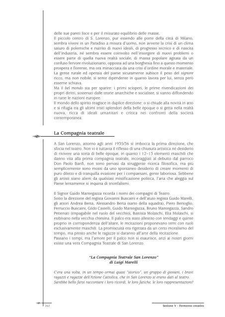 "Noi. Testimonianze e documenti in un libro per S. Lorenzo di ...