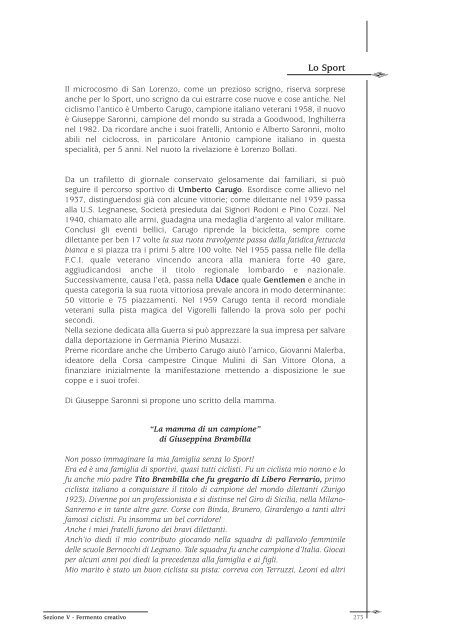 "Noi. Testimonianze e documenti in un libro per S. Lorenzo di ...