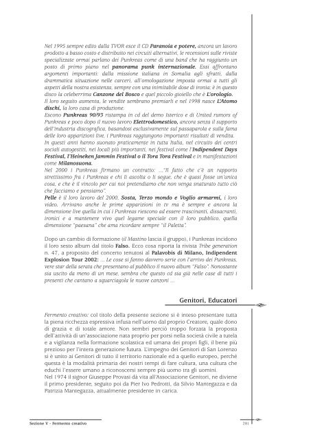 "Noi. Testimonianze e documenti in un libro per S. Lorenzo di ...